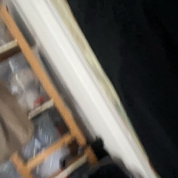 Flying Monkey Black Jeans Women's 32 Chew Hem Button Fly Stretch High Rise - Picture 6 of 12